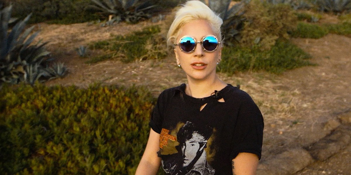Lady Gaga talks music during sunset stroll with Billboard