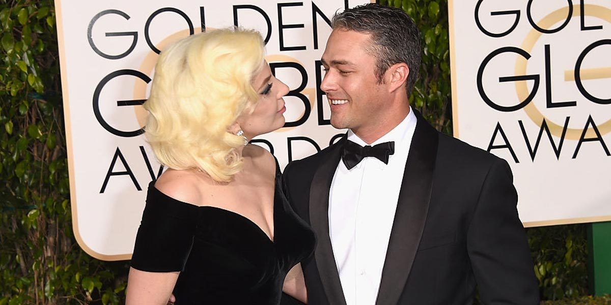 Lady Gaga stuns in Versace at Golden Globes red carpet