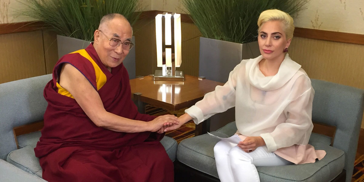 Lady Gaga Sits Down With Dalai Lama To Talk Kindness