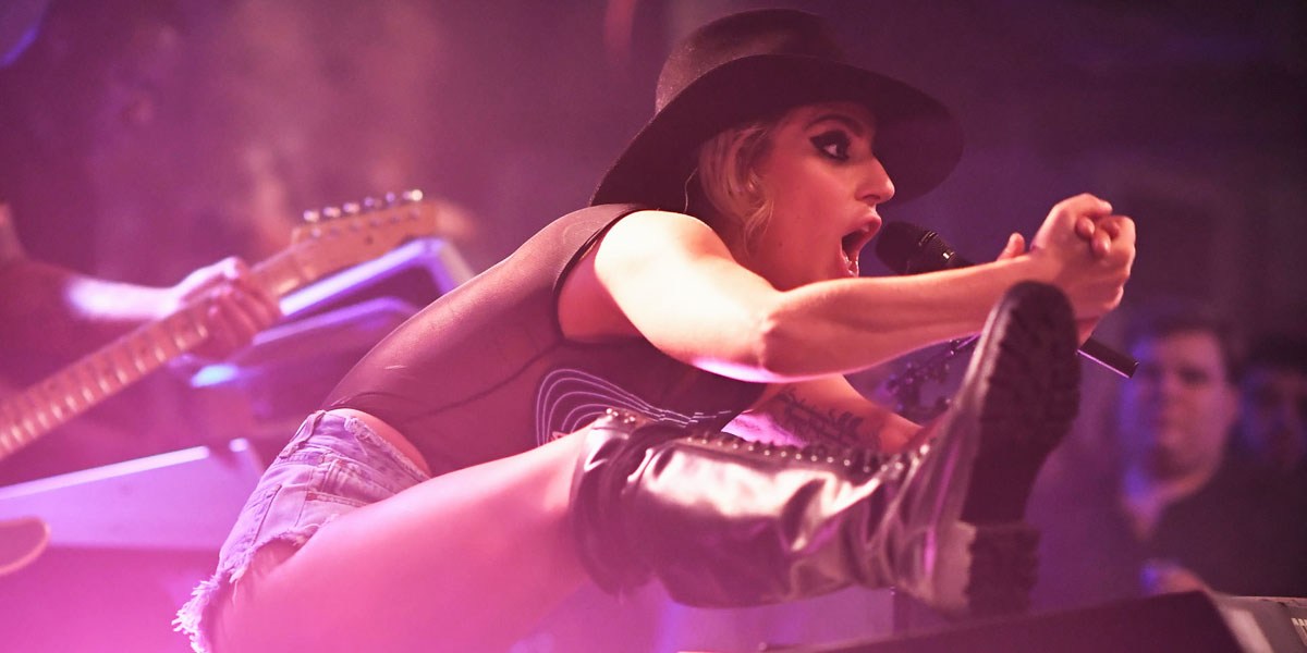Lady Gaga Performs At (And On Top Of) New York's Bitter End Bar