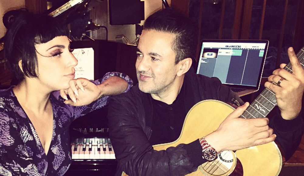 Lady Gaga hits recording studio with RedOne