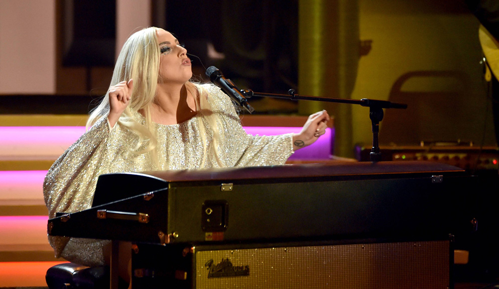 Lady Gaga performs at Stevie Wonder tribute concert