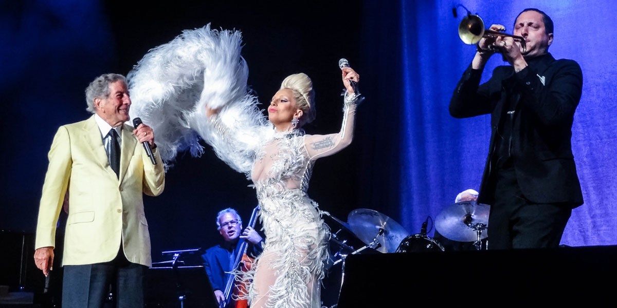 Lady Gaga Surprises Crowd at Tony Bennett's Show at Hollywood Bowl