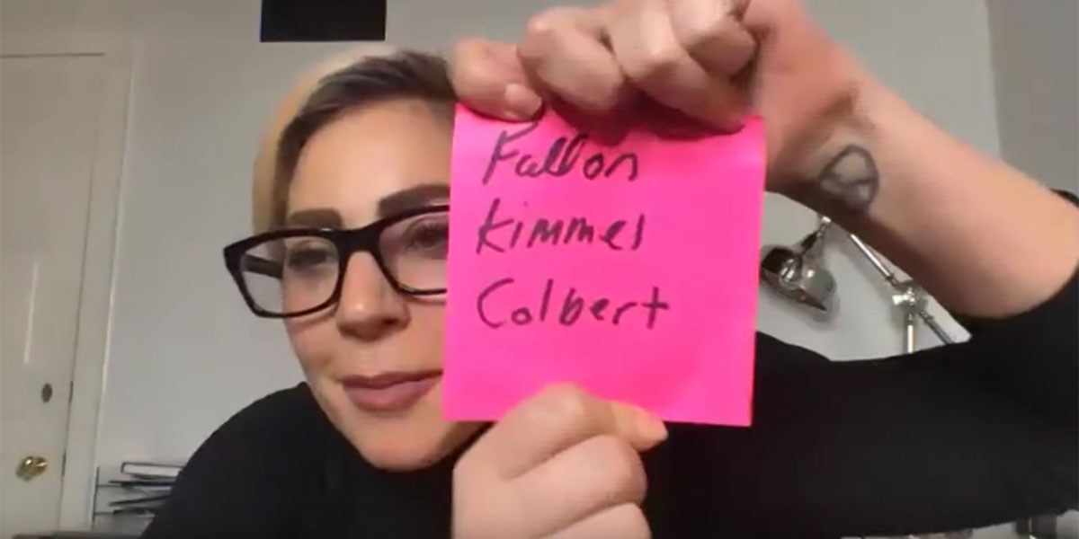 Lady Gaga calls Fallon, Kimmel, Colbert to announce One World: Together At Home